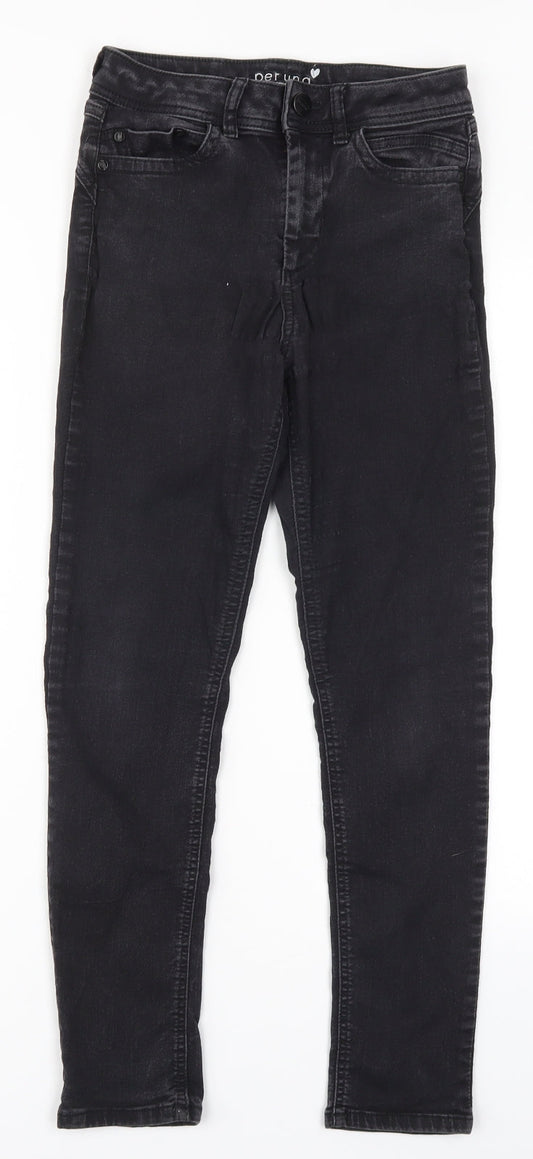 Marks and Spencer Womens Black  Denim Jegging Jeans Size 8 L25.5 in
