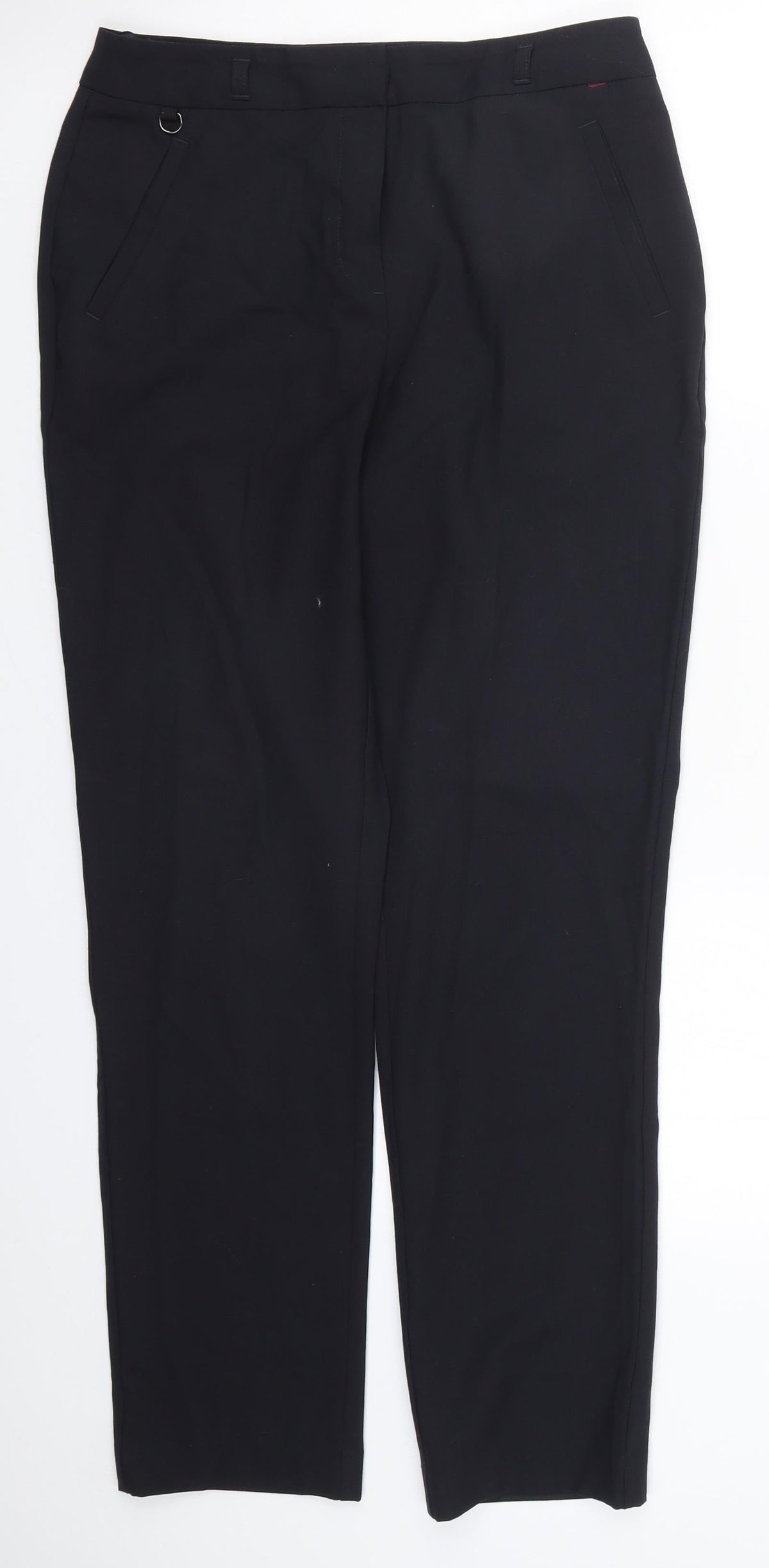Preworn Womens Black   Trousers  Size 10 L30 in