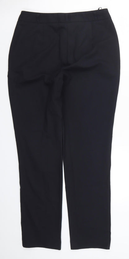 Preworn Womens Black   Trousers  Size 10 L30 in