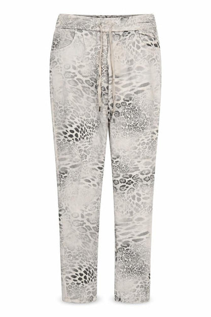 Preworn Womens Beige Animal Print  Trousers  Size 32 in L28.5 in