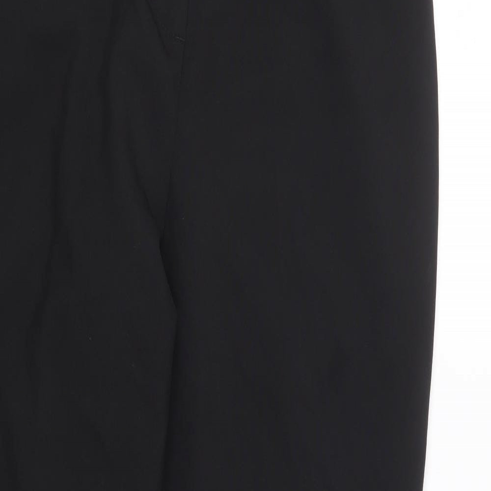 Papaya Womens Black   Trousers  Size 14 L30 in