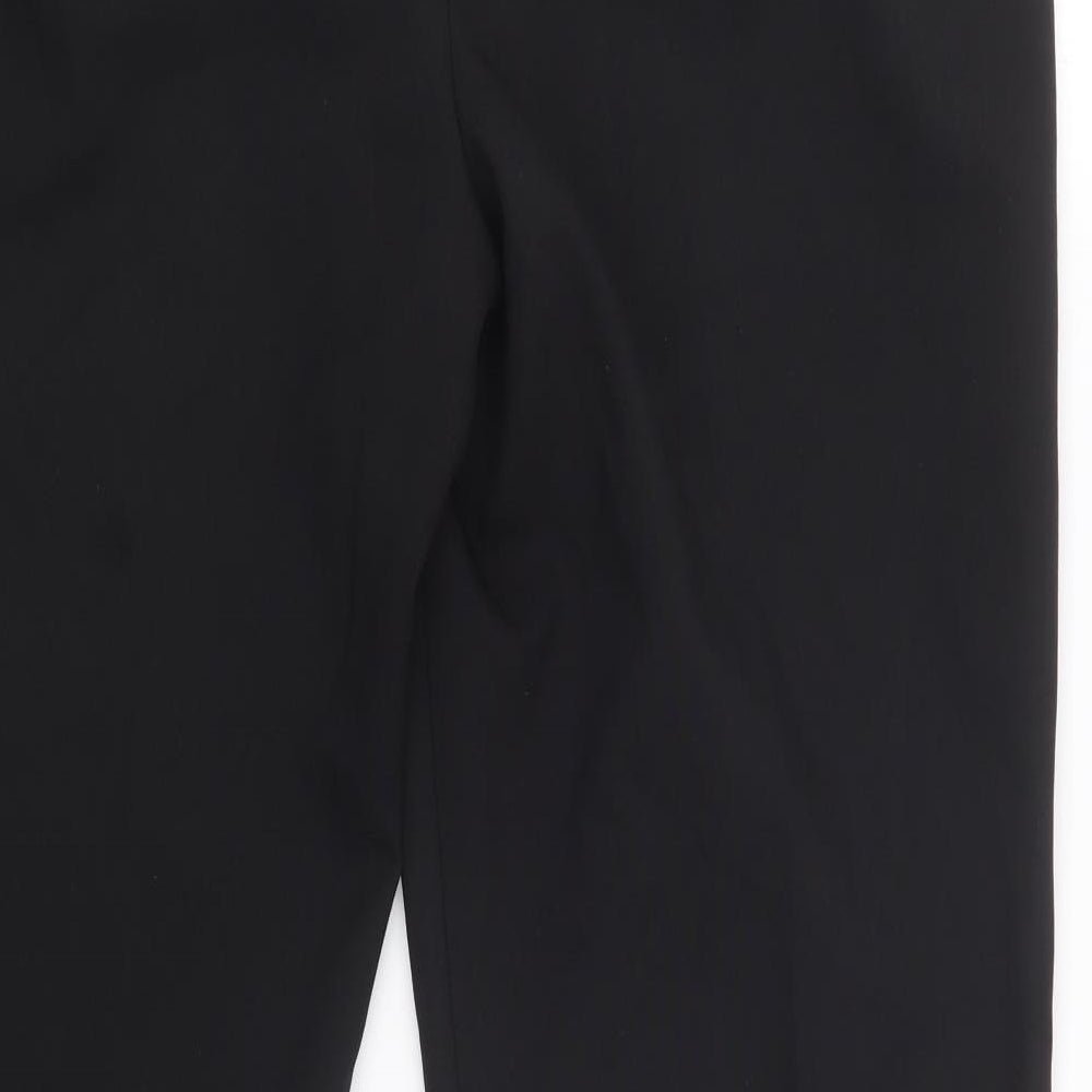 Papaya Womens Black   Trousers  Size 14 L30 in