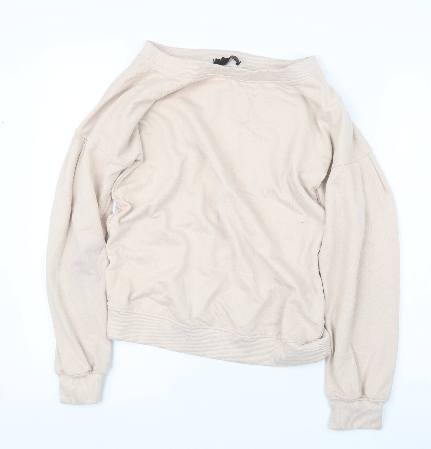 Missguided Womens Beige   Pullover Jumper Size 8