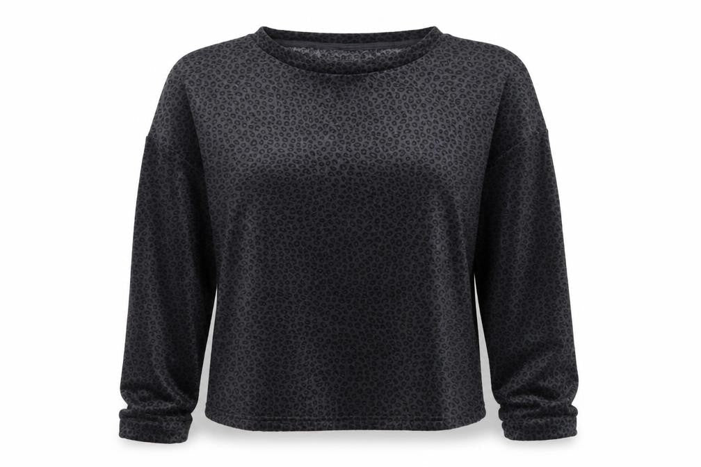 Primark Womens Grey Animal Print  Pullover Jumper Size 10