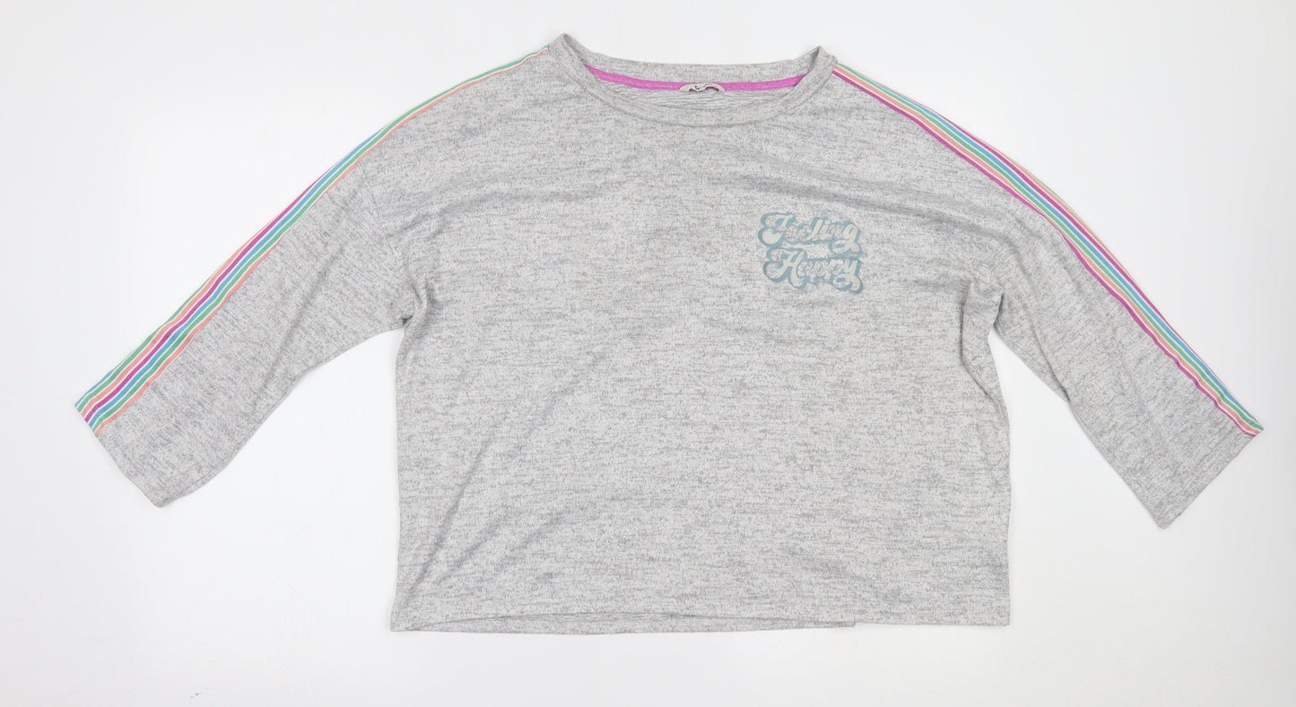TU Womens Grey   Basic Blouse Size 14