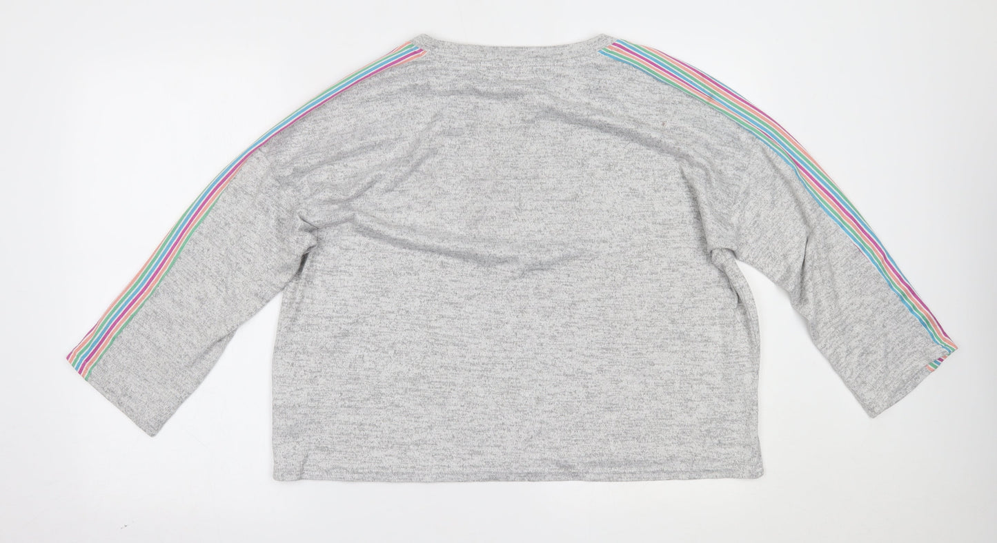 TU Womens Grey   Basic Blouse Size 14