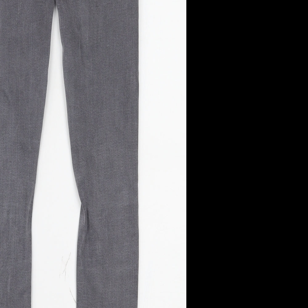 Dorothy Perkins Womens Grey  Denim Skinny Jeans Size 8 L29 in