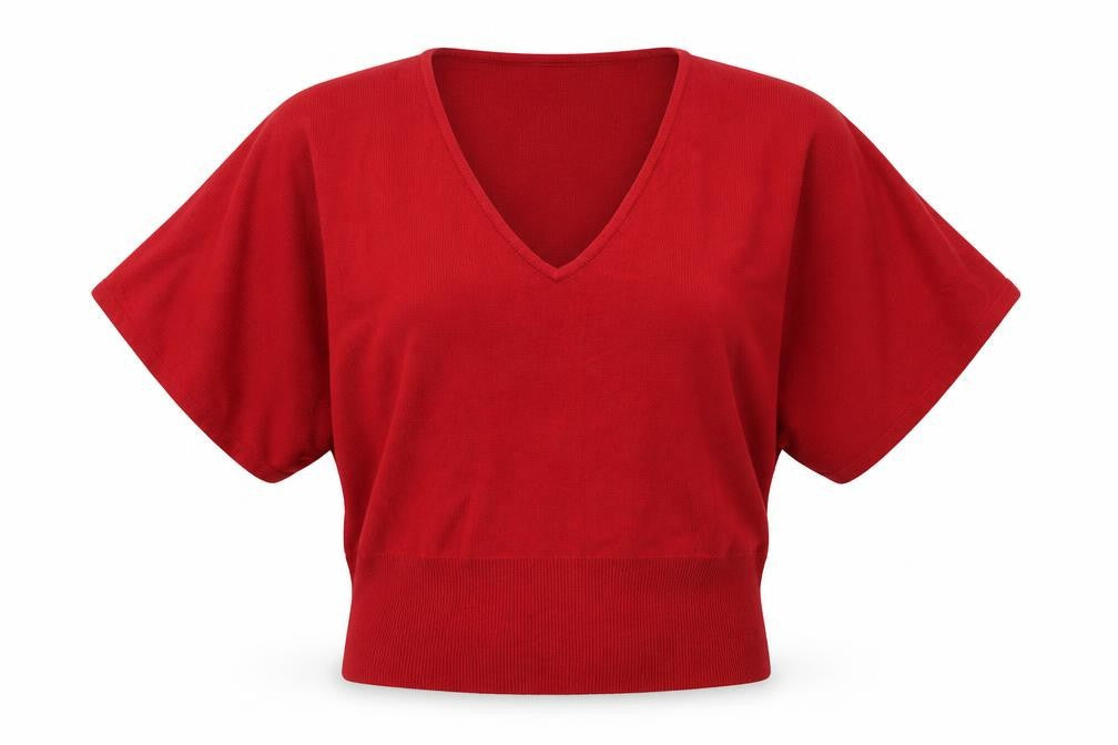 Marks & Spencer Womens Red   Basic Blouse Size 8
