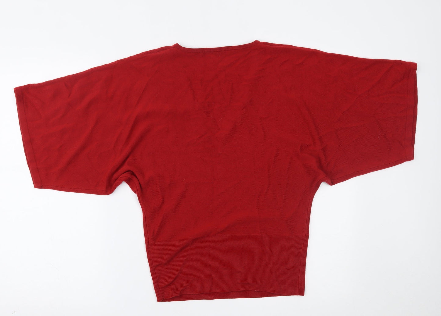 Marks and Spencer Womens Red   Basic Blouse Size 8