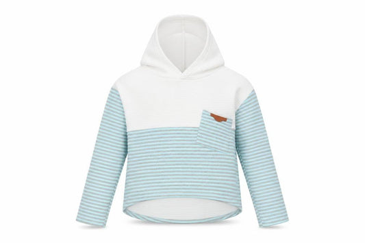 Womens Blue   Pullover Hoodie Size S