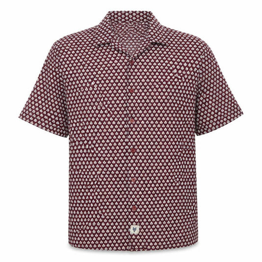 Jacob Harris Mens Red    Button-Up Size M