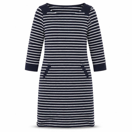 Per Una Womens Blue Striped  Fit & Flare  Size 8