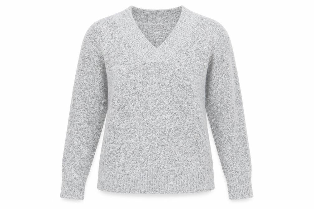M&Co. Womens Grey  Knit Pullover Jumper Size S