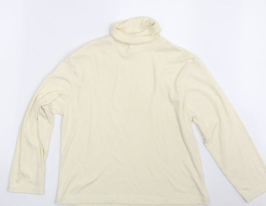 Preworn Mens Ivory   Pullover Sweatshirt One Size