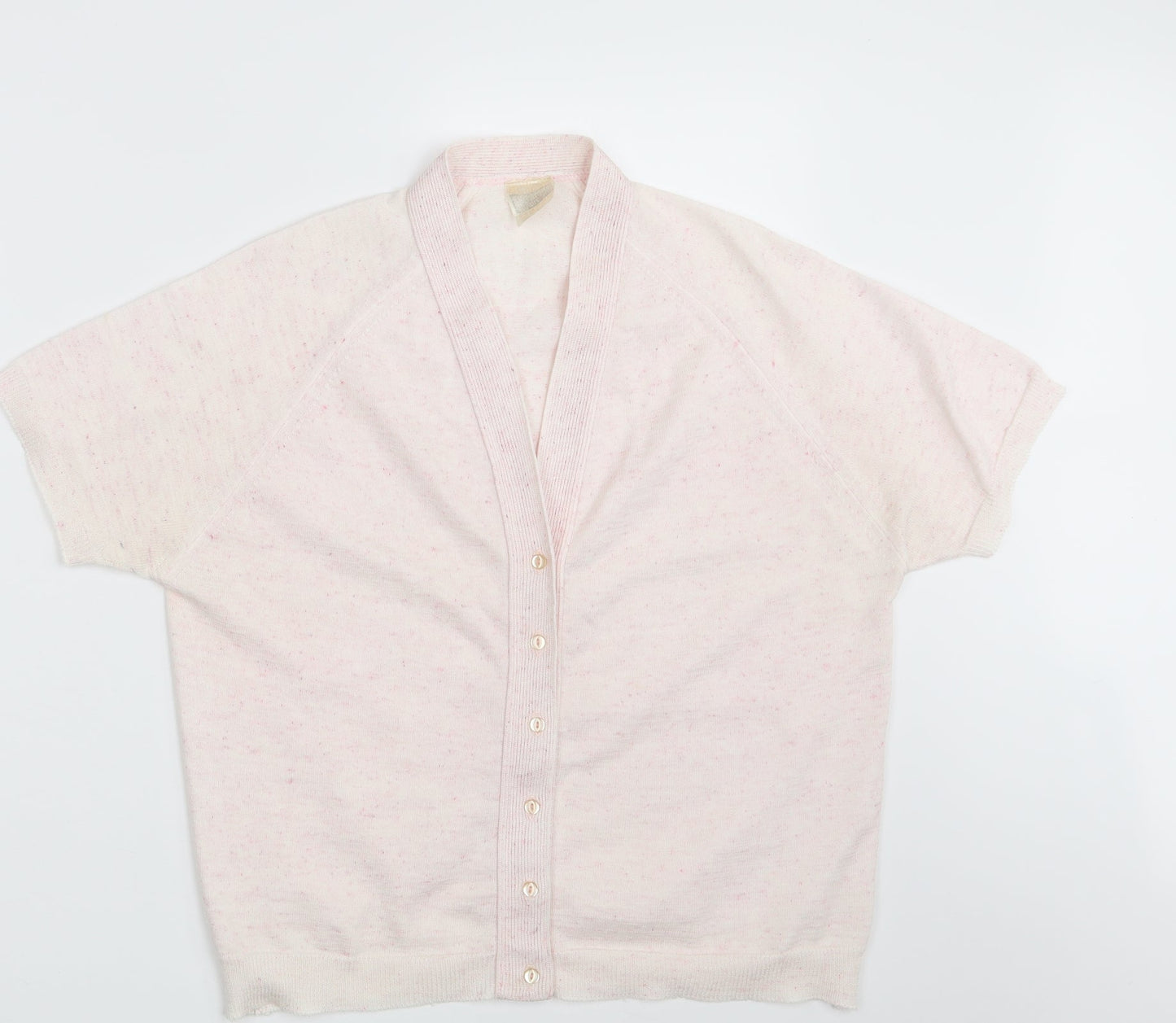 Preworn Womens Pink   Cardigan Jumper One Size