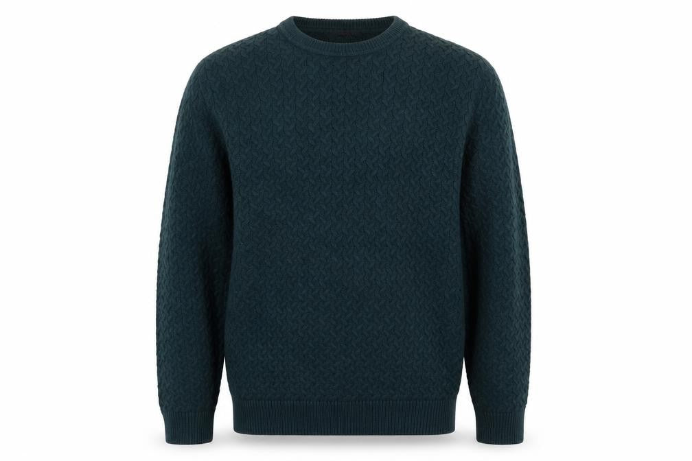 SHENIOR Collection Mens Green  Knit Pullover Jumper One Size