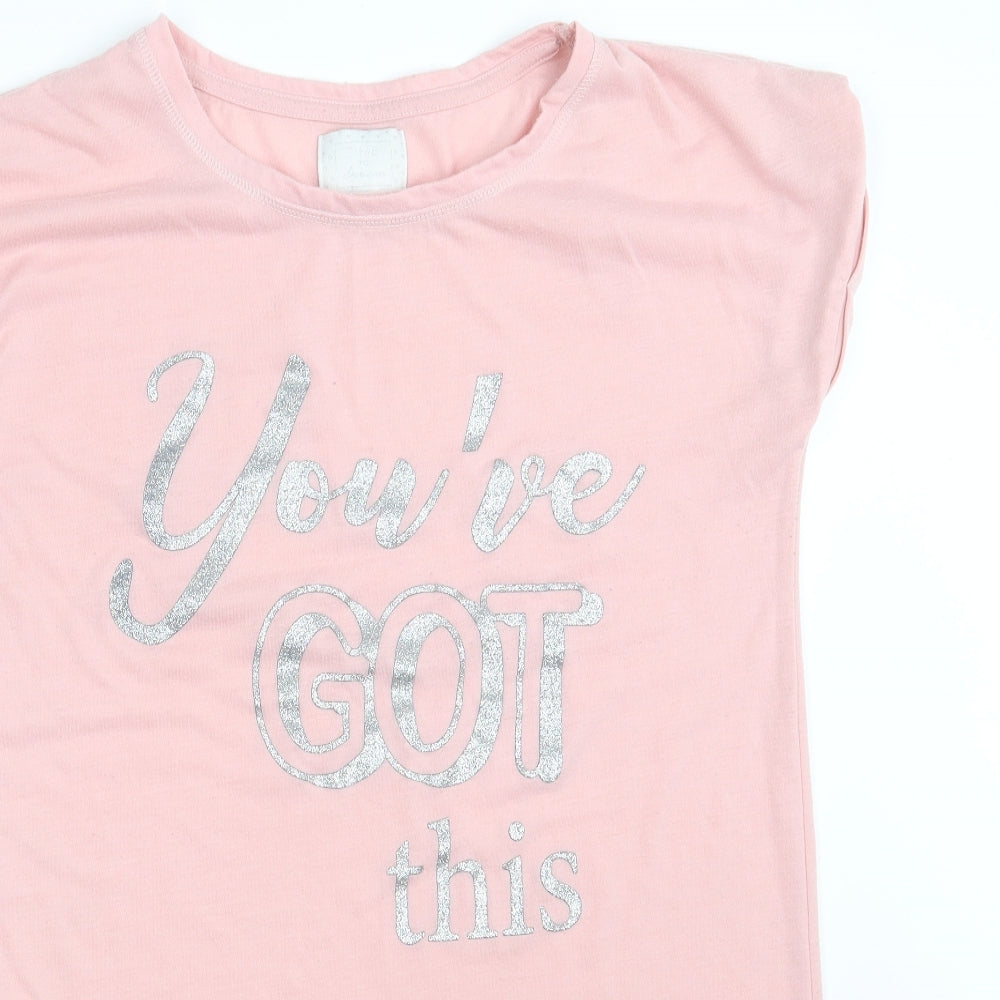 Matalan Womens Pink   Basic T-Shirt Size 8