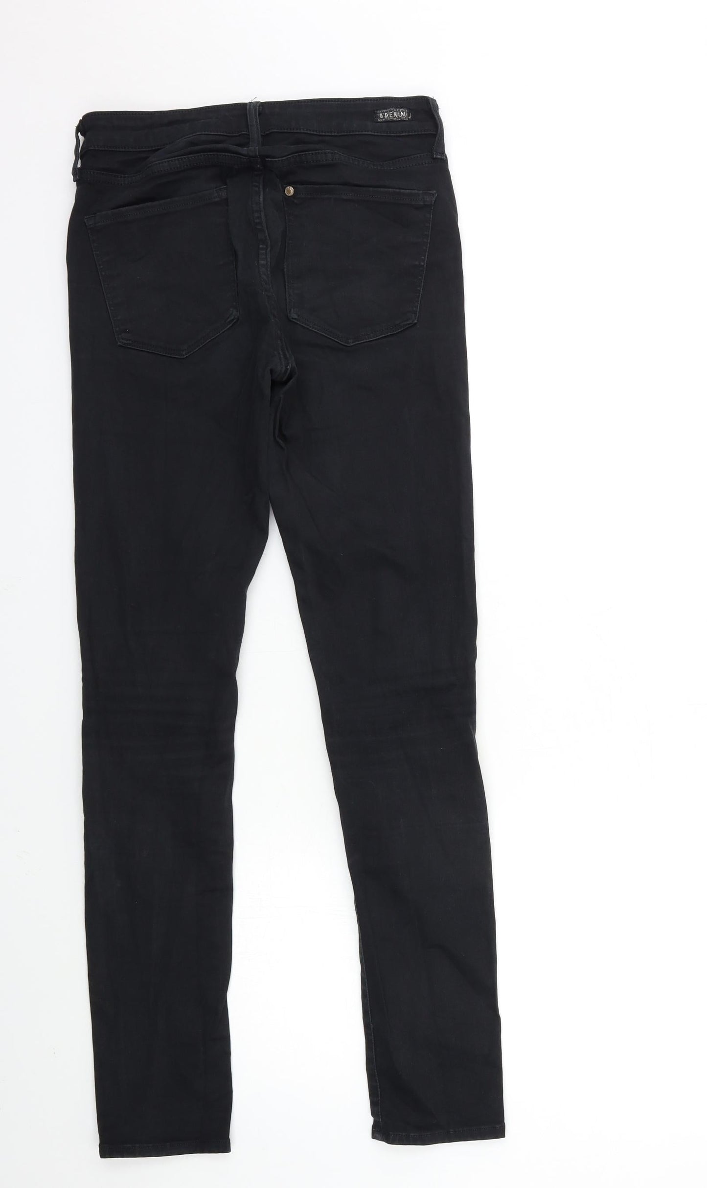 H&M Womens Black  Denim Skinny Jeans Size 30 in L29 in