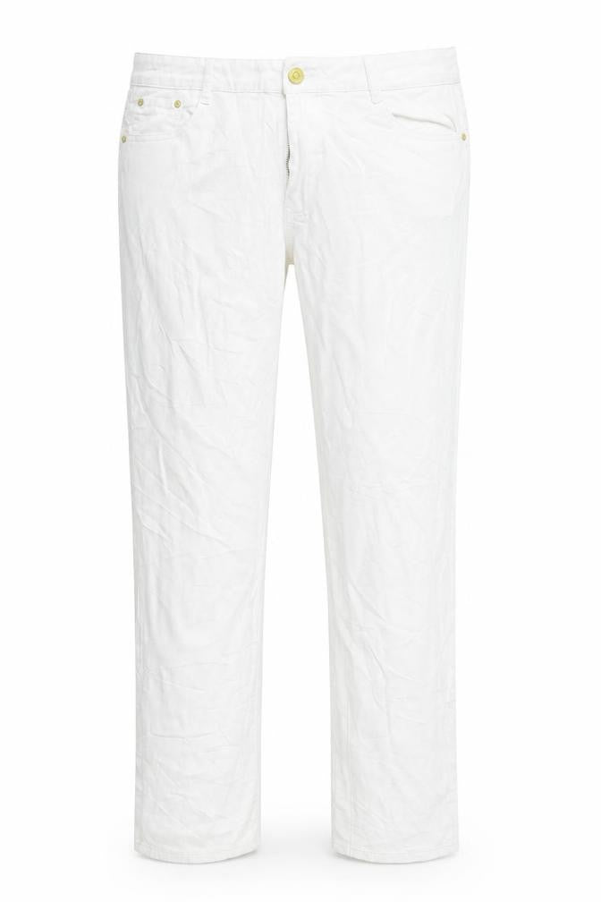 miss cherry Womens White  Denim Straight Jeans Size 38 in L30 in