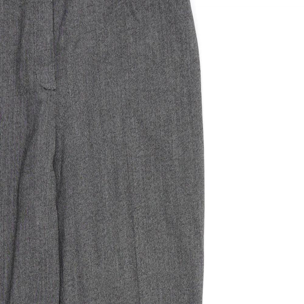 Marks and Spencer Womens Grey   Trousers  Size 12 L26 in