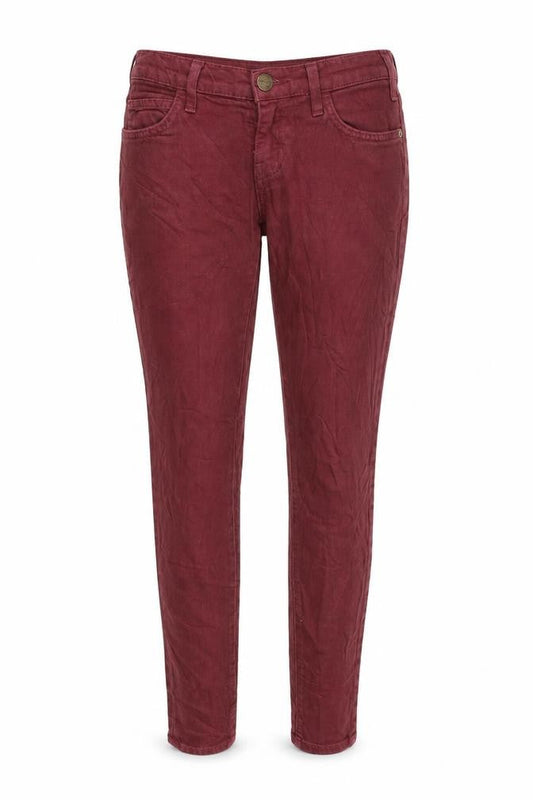 Current Elliott Womens Red  Denim Skinny Jeans Size 28 in L32 in