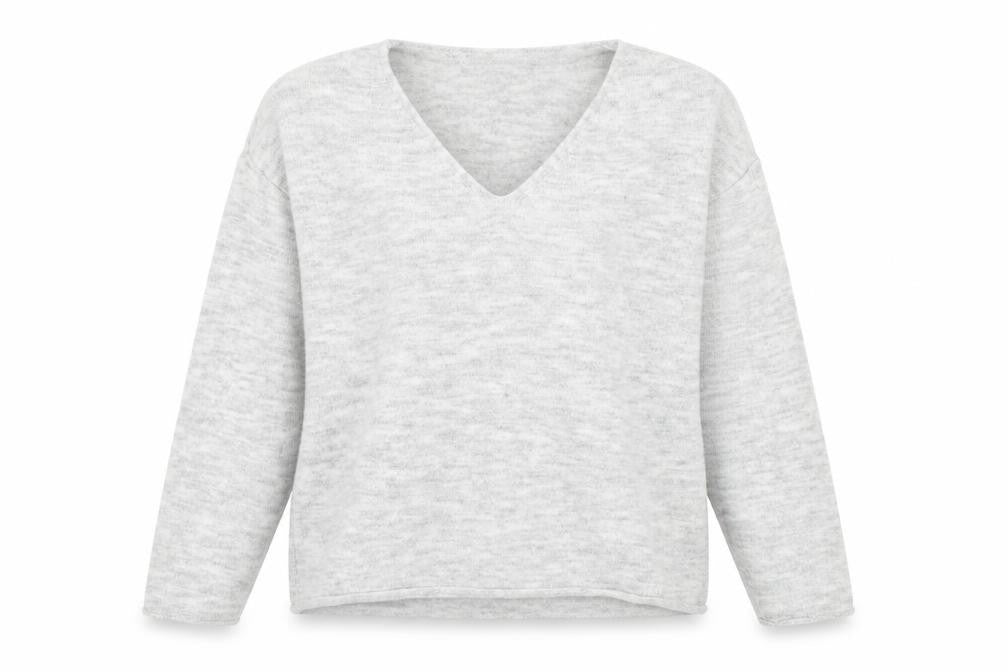 H&M Womens Grey  Knit Pullover Jumper Size M