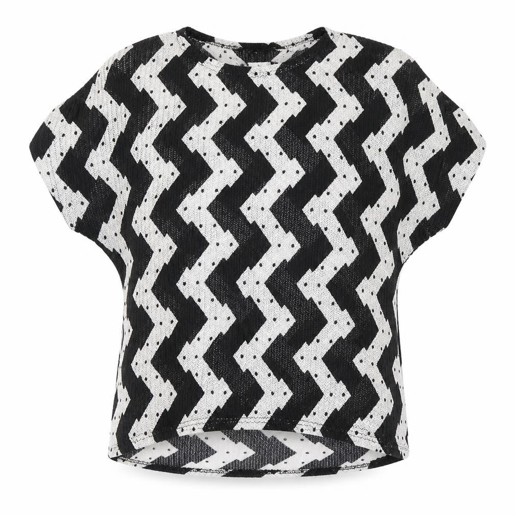 Sangbeini Womens Black Striped  Basic T-Shirt Size XL