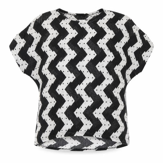 Sangbeini Womens Black Striped  Basic T-Shirt Size XL