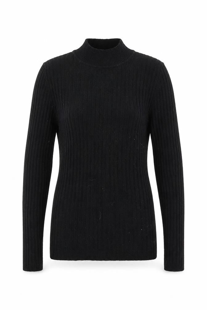 Primark Womens Black  Knit Pullover Jumper Size 12