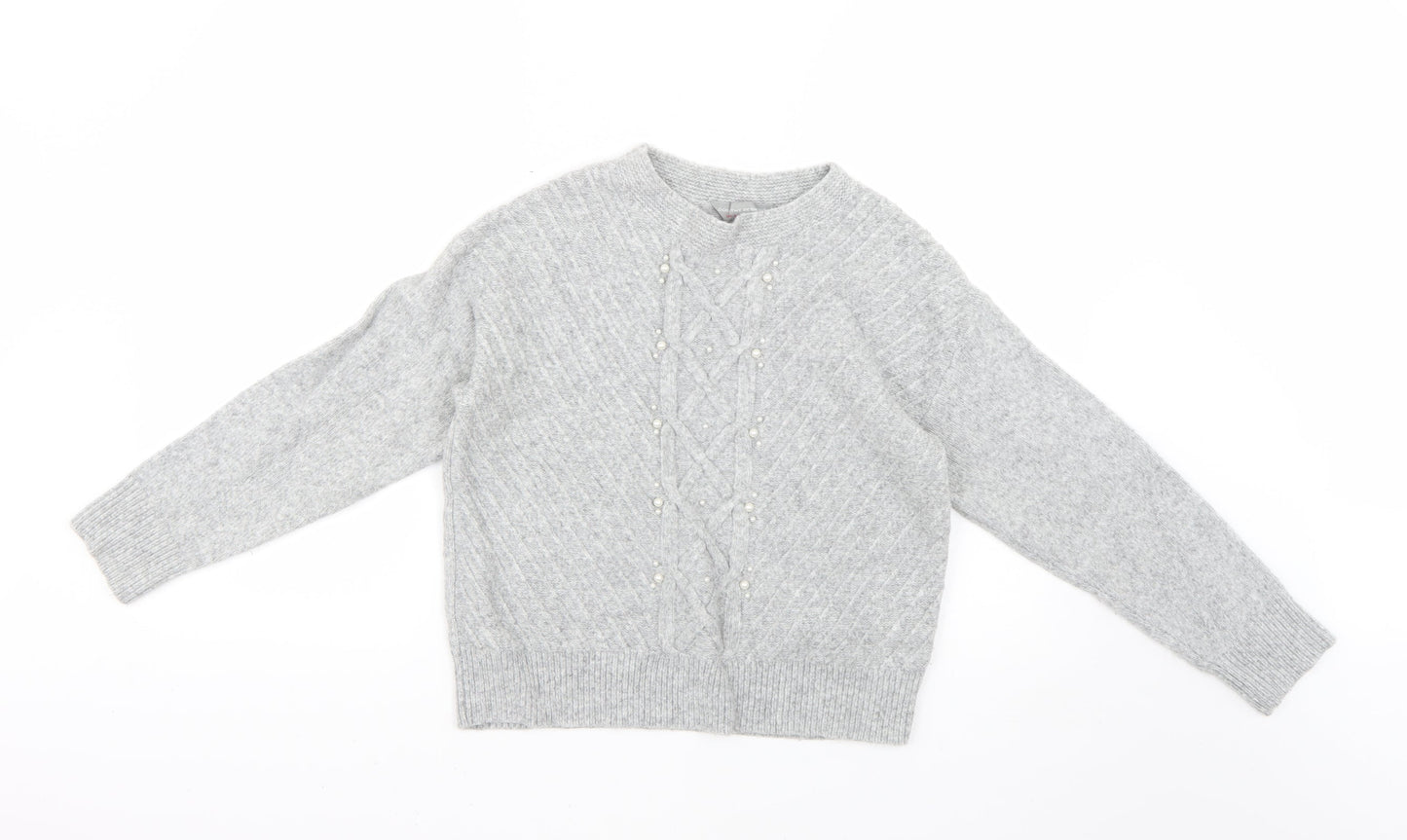 Dorothy Perkins Womens Grey   Pullover Jumper Size 12