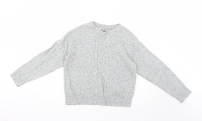 Dorothy Perkins Womens Grey   Pullover Jumper Size 12