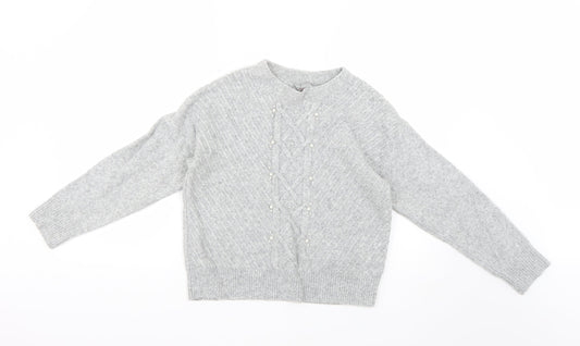 Dorothy Perkins Womens Grey   Pullover Jumper Size 12