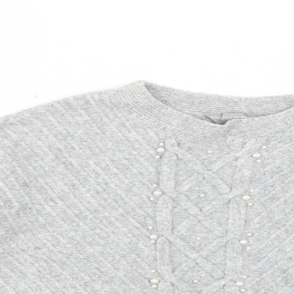 Dorothy Perkins Womens Grey   Pullover Jumper Size 12