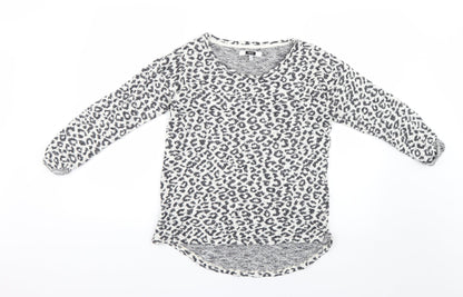 Next Womens Multicoloured Animal Print  Pullover Jumper Size 10