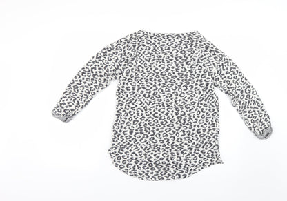 Next Womens Multicoloured Animal Print  Pullover Jumper Size 10