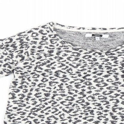 Next Womens Multicoloured Animal Print  Pullover Jumper Size 10