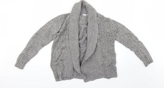 isle Womens Grey   Cardigan Jumper Size S