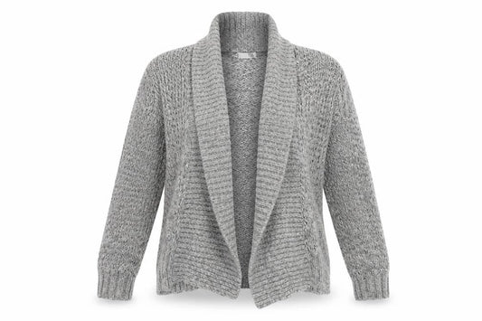 isle Womens Grey   Cardigan Jumper Size S