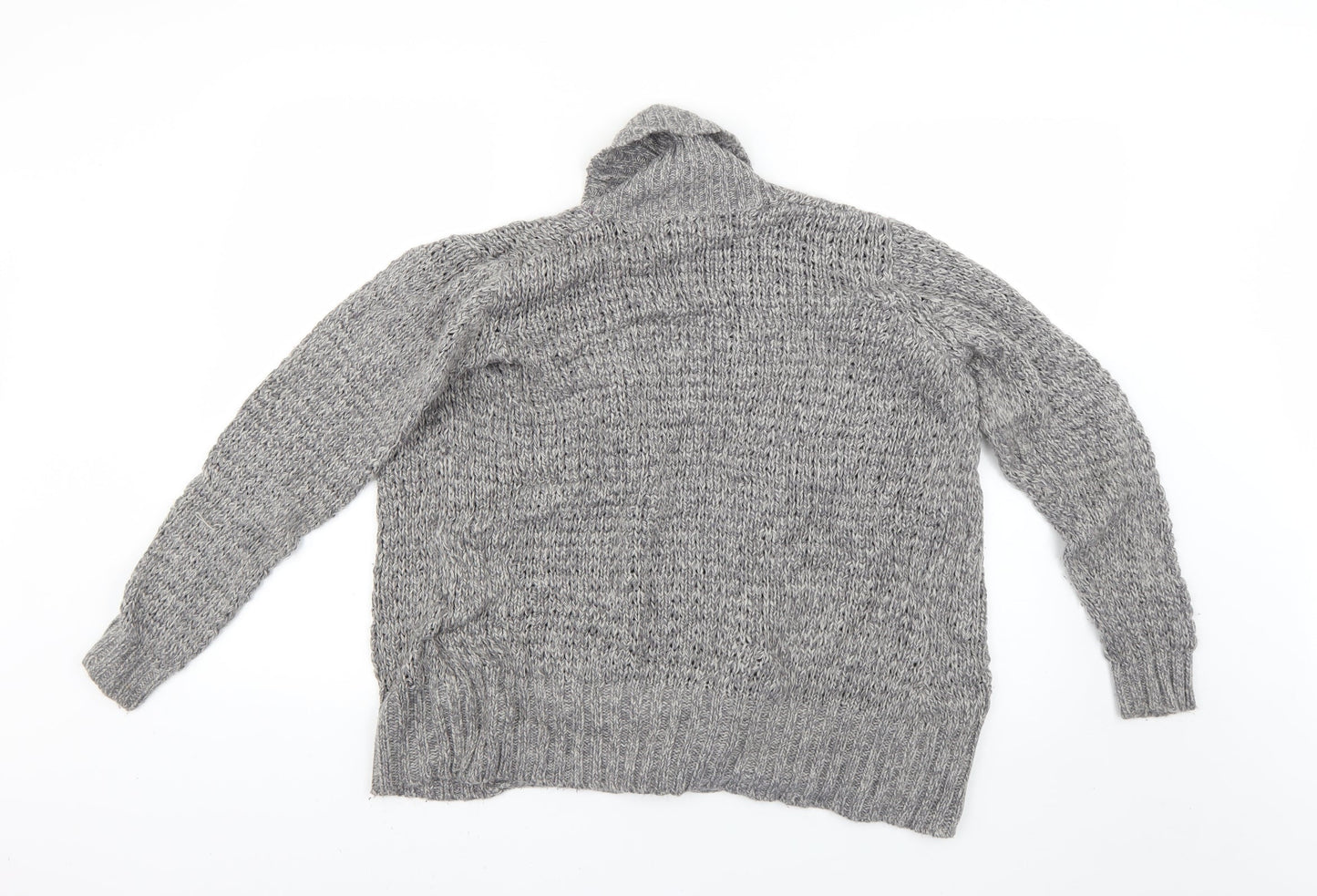 isle Womens Grey   Cardigan Jumper Size S