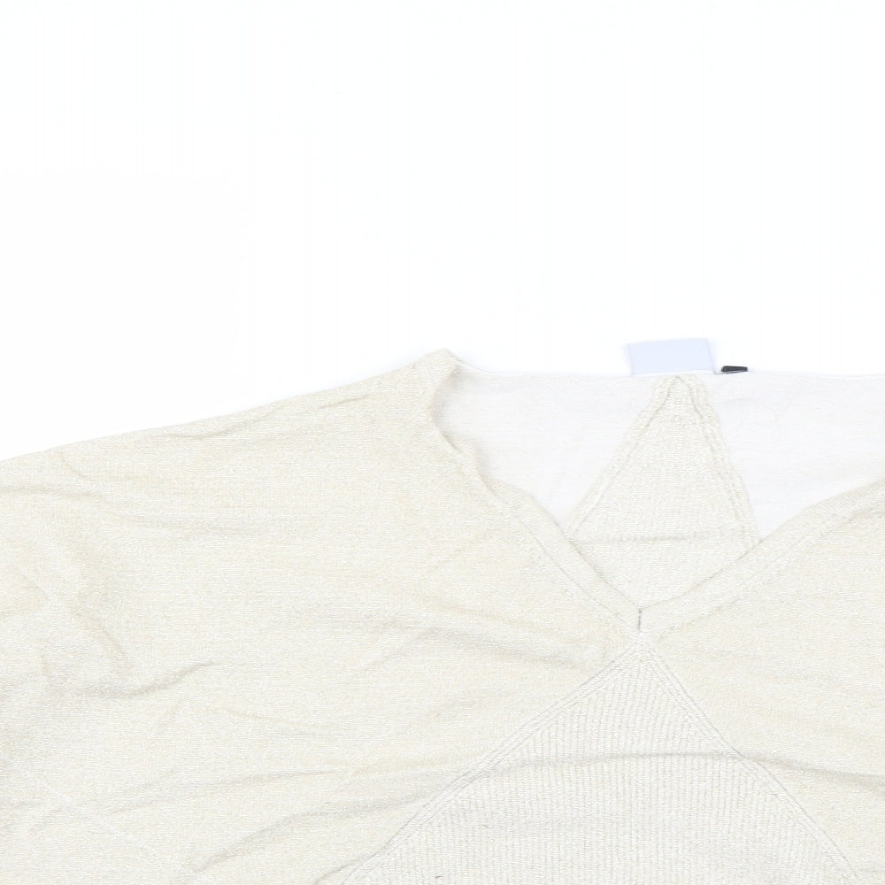 miss captain trend Womens Beige   Pullover Jumper Size S