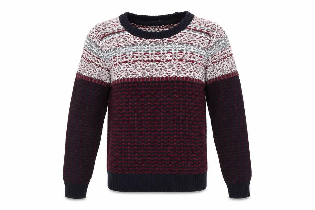 Cooperative Mens Multicoloured Geometric  Pullover Jumper Size S