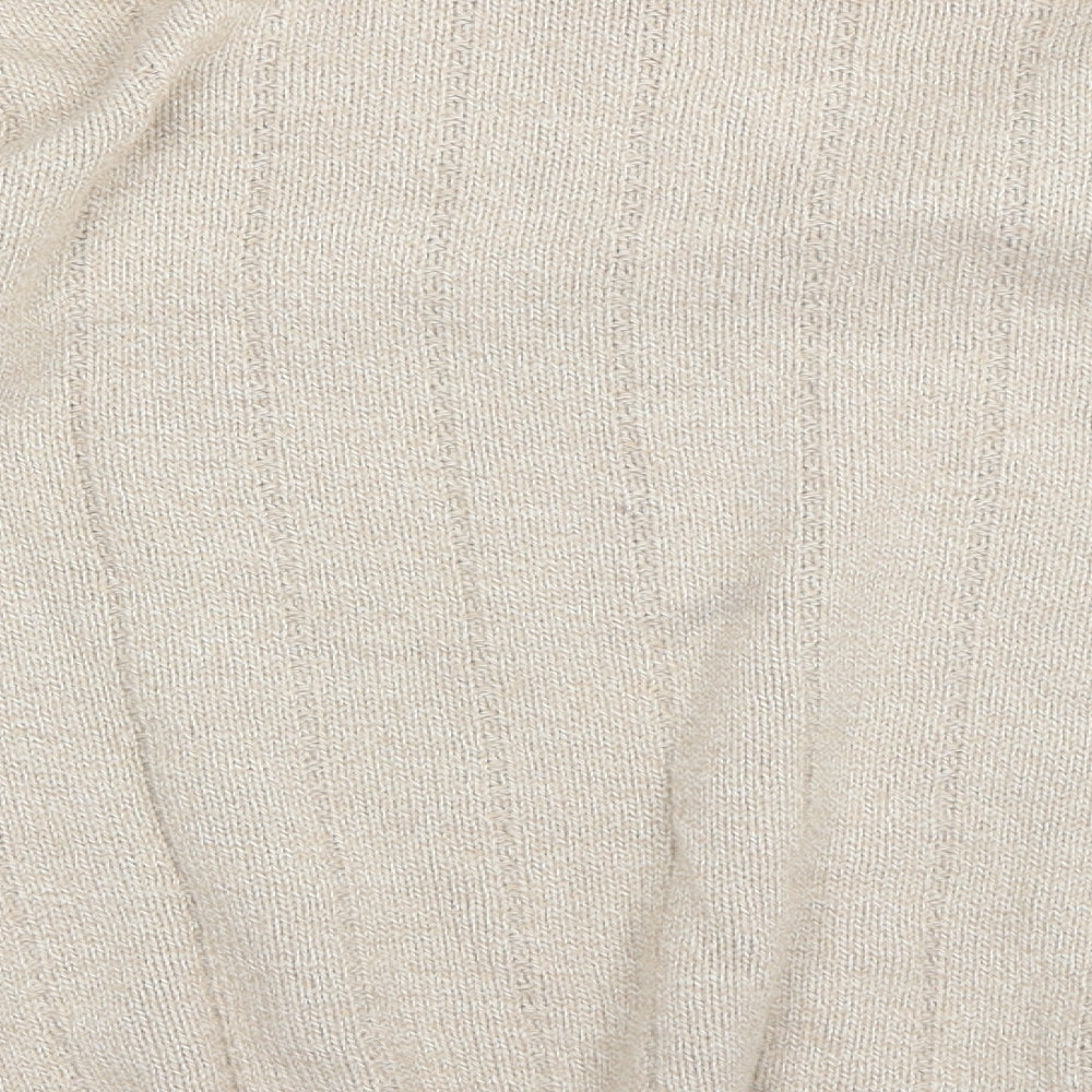 BHS Mens Beige   Pullover Jumper