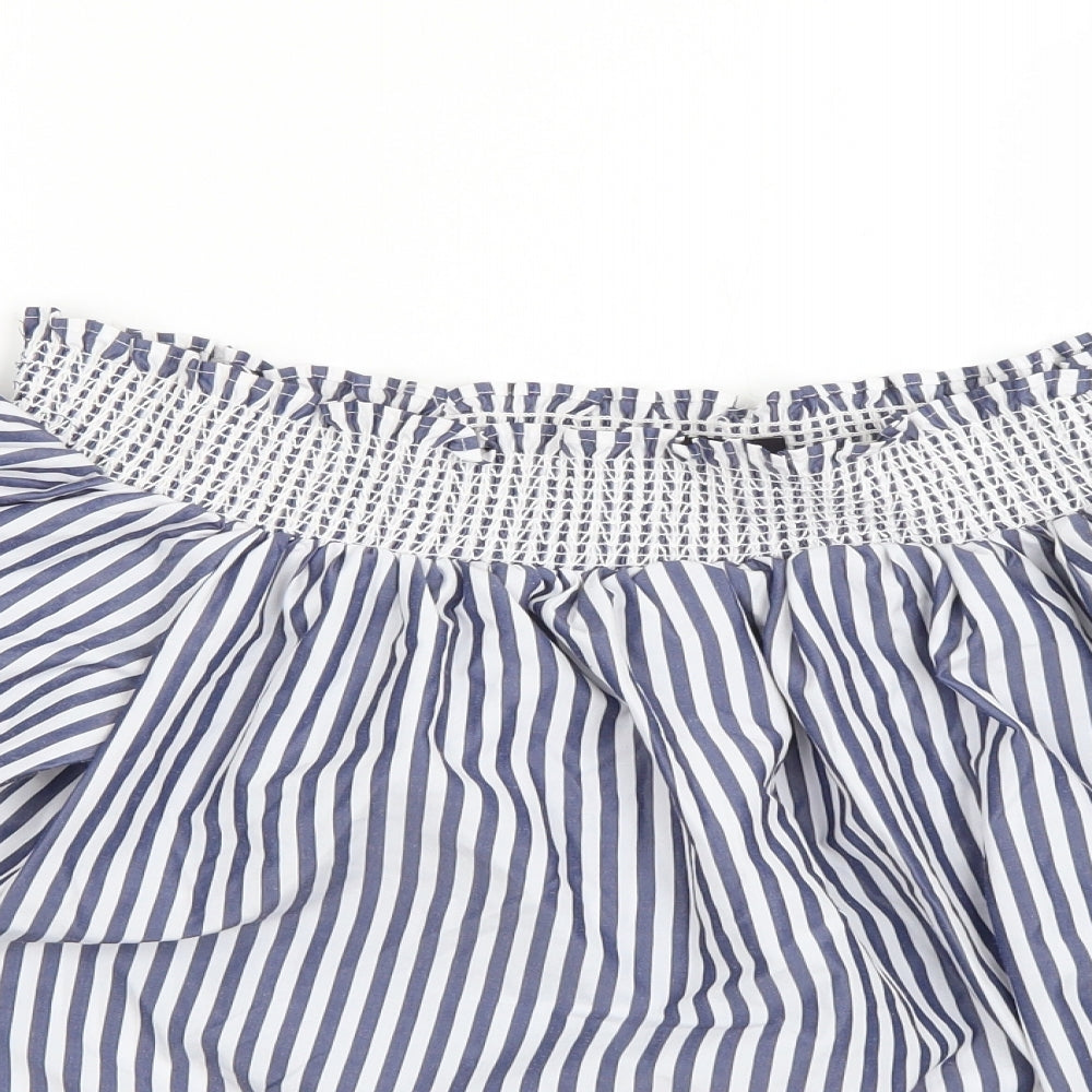 Marks and Spencer Womens Multicoloured Striped  Basic  Size 14