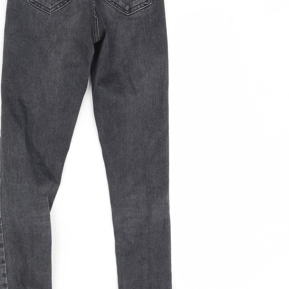 Topshop Womens Black  Denim Skinny Jeans Size 26 in L34 in