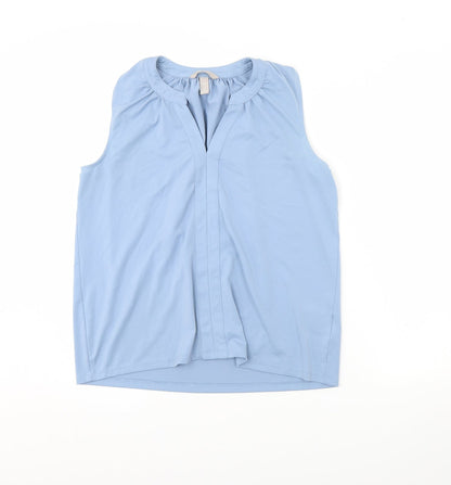 Preloved H&M Womens Blue   Basic Tank Size S - Front