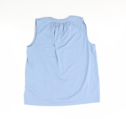 Preloved H&M Womens Blue   Basic Tank Size S - Back