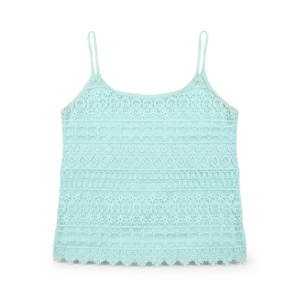 Divided Womens Green   Basic Tank Size S