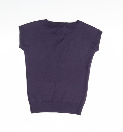 The Limited Womens Purple   Pullover Jumper Size M