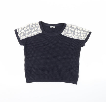 Tu Womens Blue   Pullover Jumper Size 8