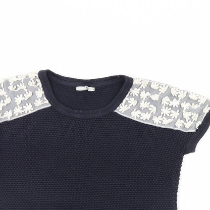 Tu Womens Blue   Pullover Jumper Size 8